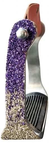 Showman  Ombre Glitter Overlay Stirrups #3